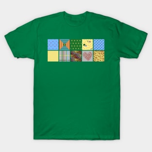 Over the Rainbow Design Blocks T-Shirt